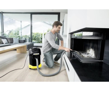 Karcher AD 4 Premium vysavač na popel, 600 W, kovová nádoba 17 l, kovový filtr, pozinkovaná sací hadice