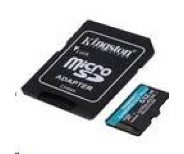 Kingston MicroSDXC karta 512GB Canvas Go! Plus, R:170/W:90MB/s, Class 10, UHS-I, U3, V30, A2