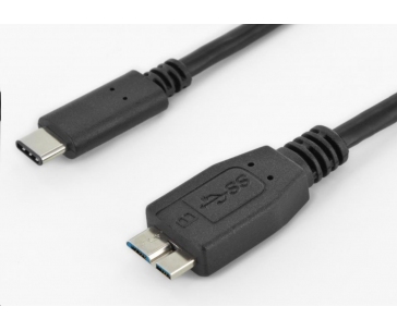 PremiumCord Kabel USB 3.1 konektor C/male - USB 3.0 konektor Micro-B/male, 0.6m