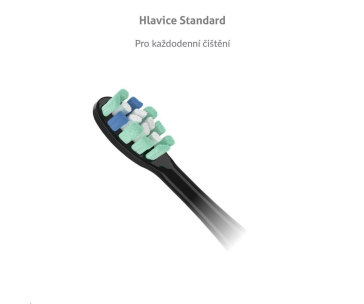 TrueLife SonicBrush Clean-series heads Standard black 2 pack