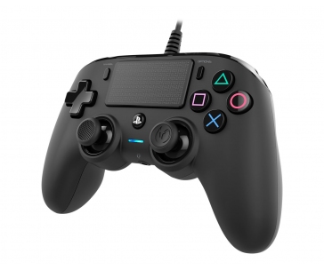 Nacon Wired Compact Controller - ovladač pro PlayStation 4 - černý