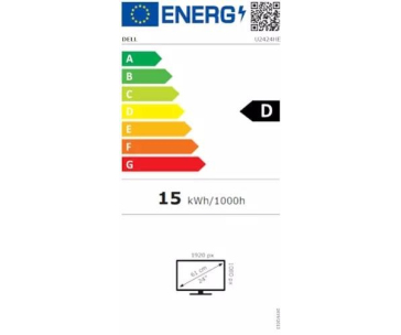 BAZAR - DELL LCD U2424HE - 23.8"/IPS/LED/FHD/16:9/120Hz/8ms/1000:1/250 cd/m2/HDMI/DP/Pivot/VESA/3YNBD - Poškodený obal