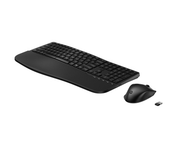 HP 680 Comfort Dual-Mode Keyboard and Mouse Combo - bezdrátový set ergonomické klávesnice a myši