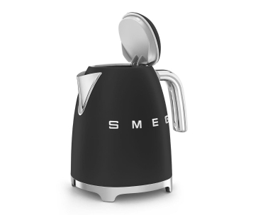 Smeg KLF03BLMEU, rychlovarná konvice, 1,7 l, (7 šálků), 2400 W, styl 50. let, matná černá