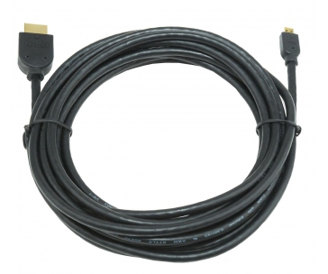 GEMBIRD Kabel HDMI-HDMI micro 3m, 1.3, M/M stíněný, zlacené kontakty, černý