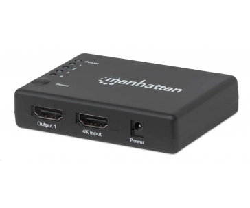 MANHATTAN Splitter HDMI 2 porty, 4K@30Hz, černá