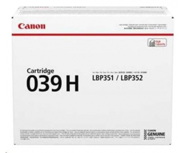 Canon TONER  CRG 039H černý pro i-Sensys LBP 351 a 352 (25 000 str.)