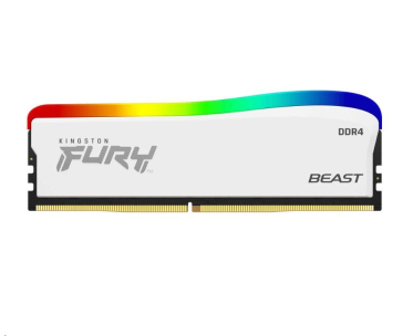 KINGSTON DIMM DDR4 8GB 3200MT/s CL16 FURY Beast Bílá RGB SE