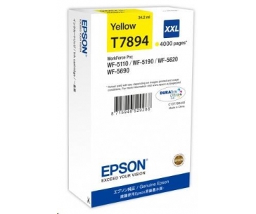 EPSON Ink bar WF-5xxx Series Ink Cartridge "Pisa" XXL Yellow (34,2 ml)