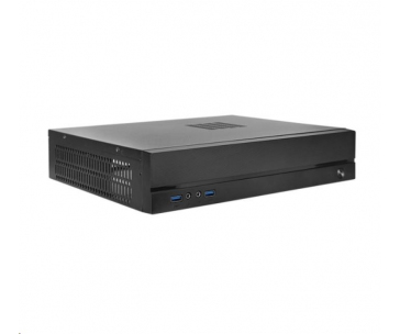 CHIEFTEC skříň Compact Series/mini ITX, IX-06B-OP, Black, bez zdroje