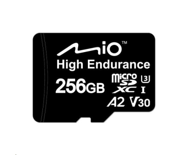 Mio 256 GB microSDXC, V30, U3, A2 paměťová karta