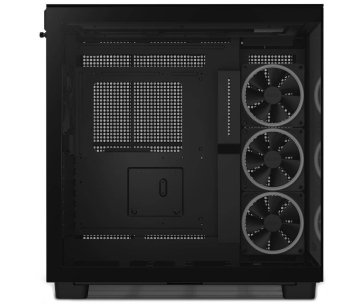 NZXT skříň H9 Elite dvoukomorová ATX / 3xRGB 120 mm / 1x 120mm fan / prosklená / RGB&fan controler / černá