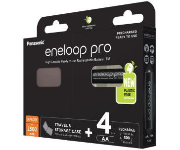 PANASONIC HR6 AA 3HCDE/4BE CASE ENELOOP PRO N, 2500 mAh (Blistr 4ks)