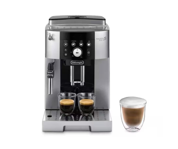 DeLonghi Magnifica S Smart ECAM 250.23.SB automatický kávovar, 1450 W, 15 bar, vestavěný mlýnek, stříbrná