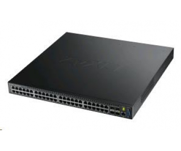 Zyxel XGS4600-32 L3 Managed Switch, 28x gigabit RJ45, 4x 10G SFP+, stackable, dual PSU