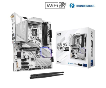 ASRock MB Sc LGA1851 Z890 PRO RS WIFI WHITE, Intel Z890, 4xDDR5, 1xHDMI, WI-FI