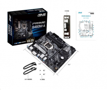 BAZAR ASUS MB Sc LGA1200 PRIME B460M-A, intel B460, 4xDDR4, VGA, mATX, - Po Opravě(bez příslušenství)