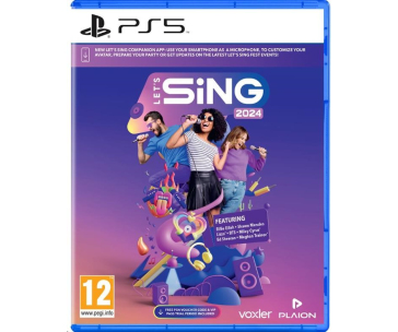 PS5 hra Let’s Sing 2024 (bez mikrofonů)