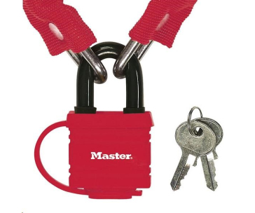 Master Lock 8390EURDPROCOLR řetězový zámek na kolo - 6mm