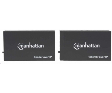 Manhattan HDMI rozdělovač, Extends 1080p Signal up to 120m with a Network Switch and Single Ethernet Cable, černá