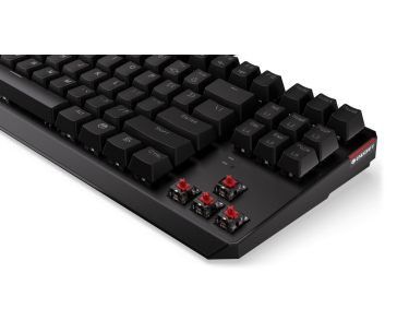 Endorfy herní klávesnice Thock TKL Red / drátová / USB / red switch / mechanická / CZ layout / černá RGB