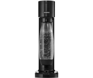 SodaStream Gaia Titan výrobník sody, mechanický, 1l láhev SodaStream Fuse, bombička s CO2, černý