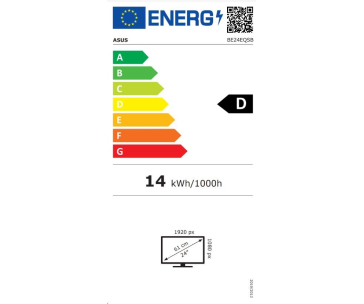 ASUS LCD 23.8" BE24EQSB 1920x1080 BUSINESS IPS VGA HDMI DP 300cd repro vesa10x10 Mini-PC Mount, PIVOT