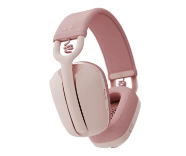 Logitech Zone Vibe 100 Wireless Headset, rose