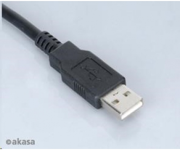 AKASA kabel redukce interní USB na externí USB (Type - M), USB 2.0, 40cm