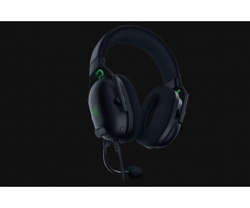 RAZER sluchátka s mikrofonem BlackShark V2, Wired Esports Headset + USB Mic Enhancer