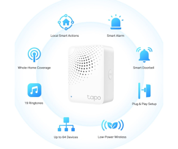 TP-Link Tapo H100 WiFi Chytrý IoT hub Tapo s vyzváněním (2,4GHz, Matter certified)