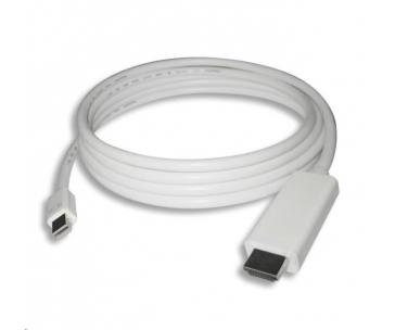 PREMIUMCORD Kabel mini DisplayPort 1.2 na HDMI 2.0, pro rozlišení 4Kx2K@60Hz, 2m