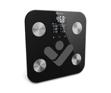 TrueLife FitScale W6 BT - Bioelektrická impedanční bluetooth váha - černá