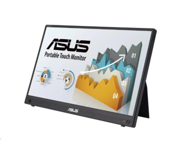 ASUS LCD 15.6" MB16AMTR ZenScreen Touch 1920x1080 IPS Built-in Battery Mini-HDMI Compatible with Laptops, Smartphones