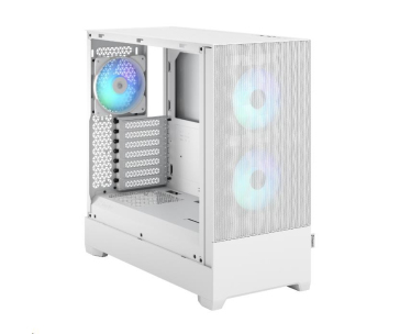 FRACTAL DESIGN skříň Pop Air RGB White TG Clear Tint, 2x USB 3.0, bez zdroje, ATX