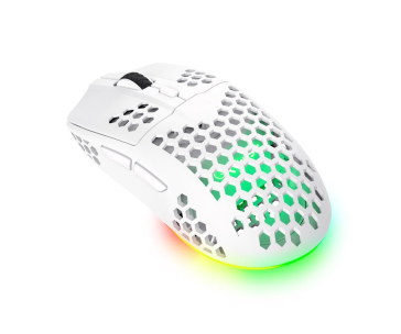 TRUST bezdrátová myš GXT 929W Helox Lightweight, RGB, Bílá