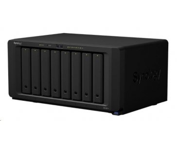 Synology DS1821+ DiskStation (4C/Ryzen V1500B/2,2GHz/4GBRAM/8xSATA/2xM.2/4xUSB3.2/2xeSATA/4xGbE/1xPCIe)