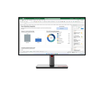 LENOVO LCD P27h-30 - 27'',IPS,matný,16:9,2560x1440,178/178,4ms,350cd/m2,1000:1,HDMI,DP,USB-C,USB Hub,RJ45,VESA,Pivot