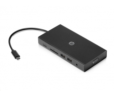 HP dock - Travel USB-C Multi Port Hub (bez adaptéru)