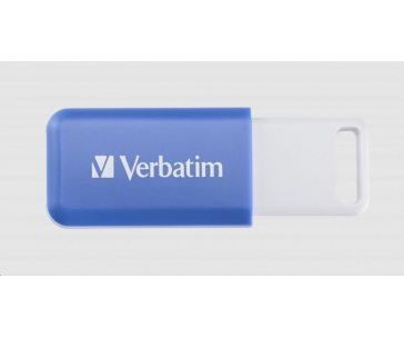 VERBATIM Flash Disk 64GB DataBar USB 2.0 Drive, modrá