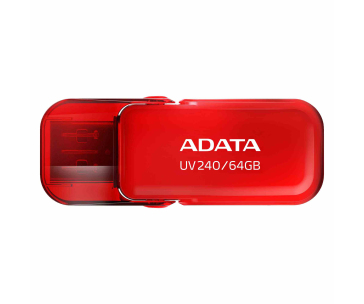 ADATA Flash Disk 64GB UV240, USB 2.0, červená