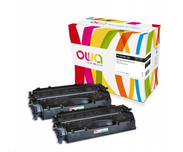 OWA Armor toner pro HP LJ P2050, P2055, 2x6500 stran, CC505XD, černá/black