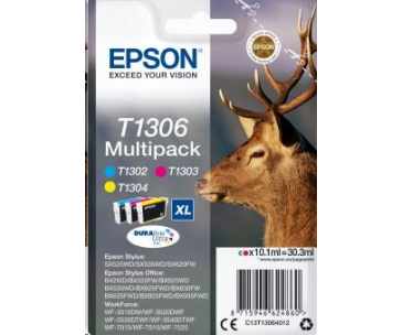 EPSON ink Multipack 3-colours "Jelen" T1306 DURABrite Ultra Ink