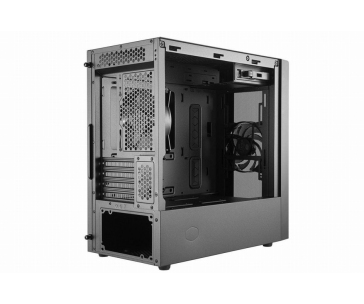 BAZAR Cooler Master case MasterBox NR400, 2x USB3.0, Micro-ATX/Mini-ITX, Mini Tower, černá - POŠKOZENÁ KRABICE