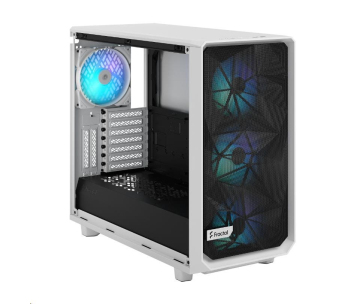 FRACTAL DESIGN skříň Meshify 2 RGB White TG Clear Tint, USB 3.1 Type-C, 2x USB 3.0, bez zdroje, E-ATX