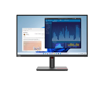 LENOVO LCD T27p-30 - 27",IPS,matný,16:9,3840x2160,178/178,4ms/6ms,350cd/m2,1000:1,DP,HDMI,USB,USB-C,RJ45,VESA,Pivot