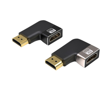 PREMIUMCORD Adaptér spojka 8K HDMI A - HDMI A, F/M, do úhlu 90° - levá