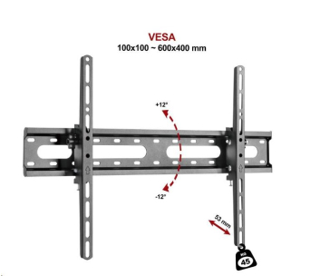 Naklápěcí držák Tv Fiber Novelty FN45T