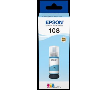 EPSON 108 EcoTank Light Cyan ink bottle