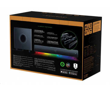 RAZER reproduktor Leviathan V2, Soundbar with Subwoofer, RGB